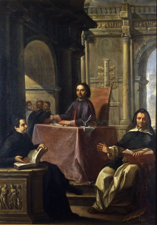 Disputa tra un gesuita e un domenicano dopo la controriforma - Museo di Roma